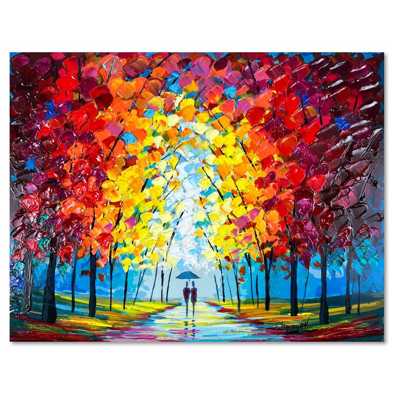 Untitled by Ilyayev, Slava: Untitled by Ilyayev, Slava. This is an untitled limited edition on board by Slava Ilyayev. The piece is heavily embellished, hand signed by the artist and accompanied by a letter of authenticity. Meas