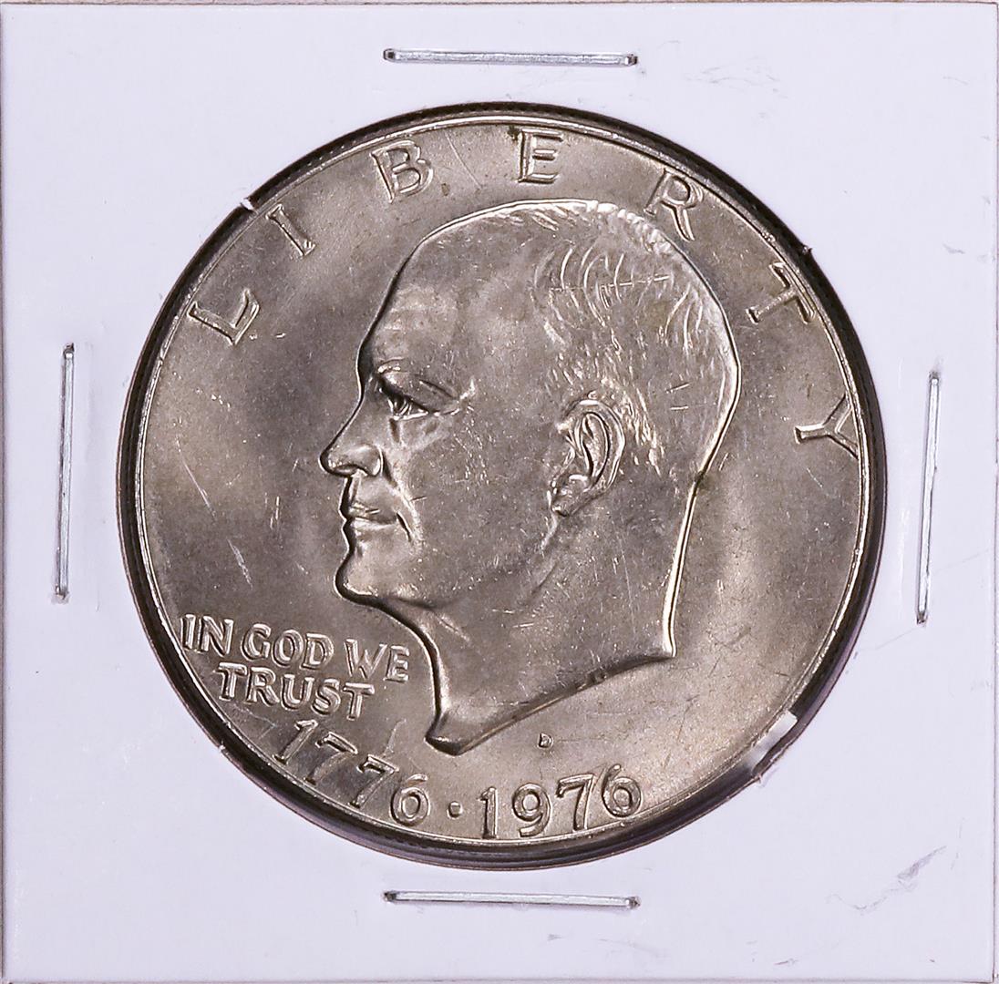 1776-1976 Bicentennial Eisenhower Dollar Coin: Own a piece of history! One 1776-1976 Bicentennial Eisenhower Dollar Coin. Great for any collection!