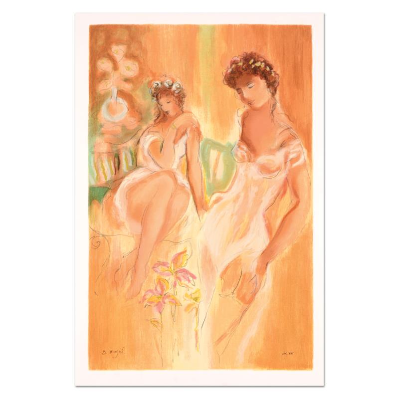 Sister by Magal, Batia: Sister by Magal, Batia. "Sister" is a limited edition serigraph on paper, numbered and hand signed by Batia Magal. Includes Certificate of Authenticity. Measures approx. 21.5" x 32.5" (border), 19.5" 