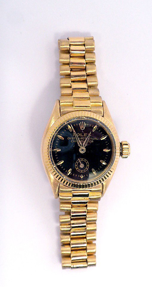Vintage Ladies Rolex Oyster Perpetual Wristwatch A3397: "Vintage Ladies Rolex Oyster Perpetual Wristwatch A3397. Great Condition! ER6323TG. One ladies, hand crafted and machine milled Vintage Rolex Oyster Perpetual, model wristwatch electronically tested y