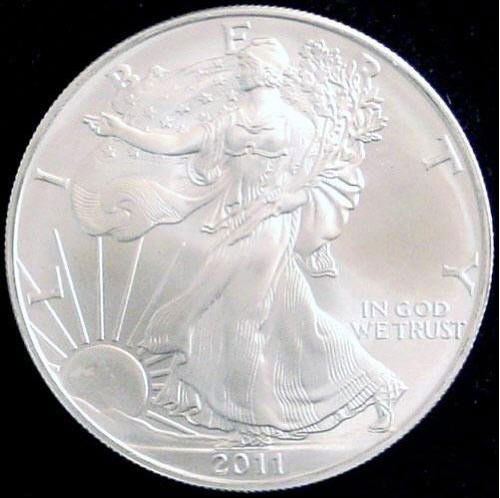 2011 American Silver Eagle Dollar GEM BU Coin MNTCN6: 2011 American Silver Eagle Dollars GEM BU Coins in Original US MINT Tube MNTCN3. Excellent Condition! TY94PT. This lot includes one GEM BU 2011 American Silver Eagle, this is a great way to collect U.
