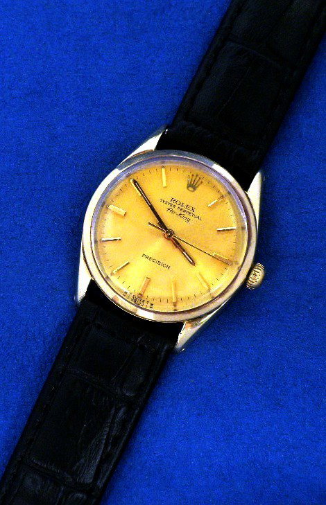 Rolex Air King Wristwatch A3661: Rolex Air King Wristwatch A3661. Great Condition! FE1021ST. One, hand crafted and machine milled Rolex Precision Air King Wristwatch electronically tested. Circa: 1979. Case: 34mm oyster, stainless st