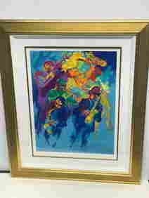 Jazz Horns by LeRoy Neiman (1921-2012) (1 of 3)