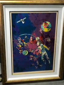 Satellite Football by Leroy Neiman (1 of 3)
