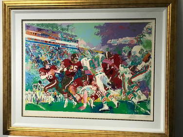 "Post Season Football Classic" by LeRoy Neiman (1921-2012) (1 of 3)