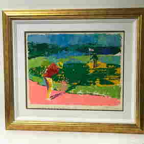"Island Hole" by LeRoy Neiman (1921-2012) (1 of 3)