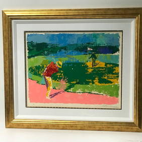 "Island Hole" by LeRoy Neiman (1921-2012) (1 of 3)