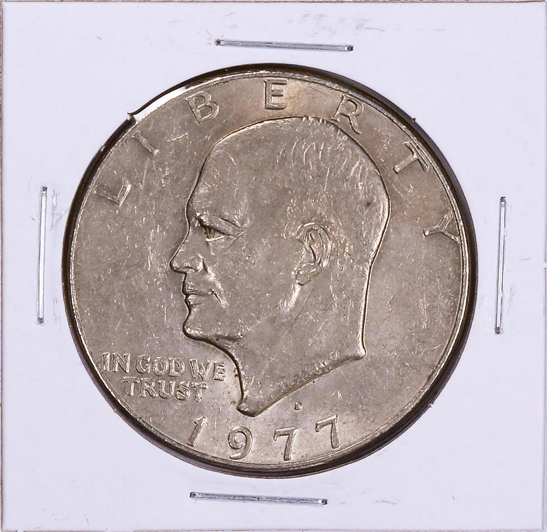 1977 Eisenhower Dollar Coin: One 1977 Eisenhower Dollar Coin. Great for any collection!
