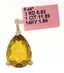 14KT Yellow Gold 11.89ct Citrine and Diamond Pendant FJ