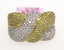 18KT Yellow Gold 1.73ct Yellow and White Diamond Ring F