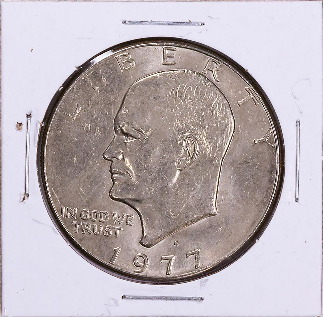 1977 Eisenhower Dollar Coin: One 1977 Eisenhower Dollar Coin. Great for any collection!