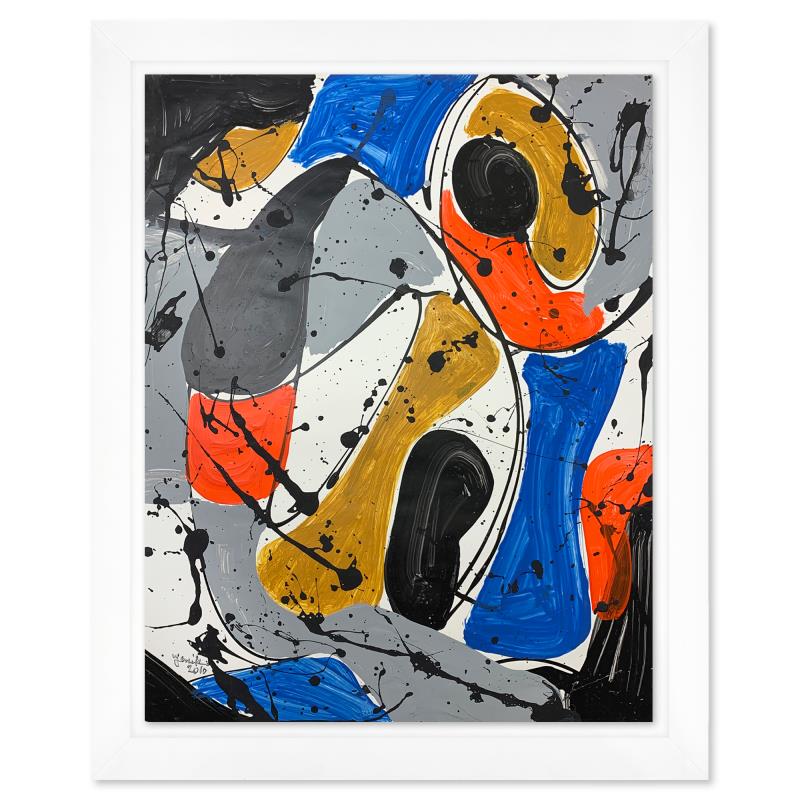 Untitled By Cook Original: Untitled By Cook Original. This is an original acrylic painting on paper by Jenik Cook. Hand signed by the artist, it includes Letter of Authenticity. This piece comes from the artist's personal colle