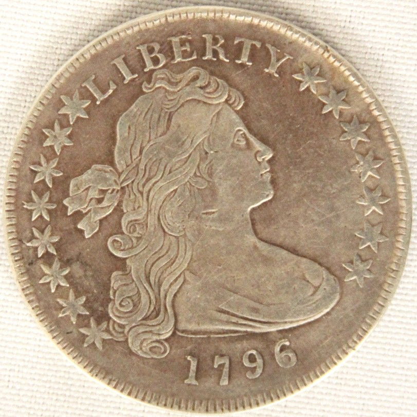 1796 $1 Draped Bust/SM Eagle Gold Coin DaveF481: "1796 $1 Draped Bust/SM Eagle Gold Coin DaveF481. As-Is Condition! HD1015AR. 1796 $1 Draped Bust/SM Eagle Gold Coin. Thank you for viewing this lot. We are always adding new inventory and new auctions