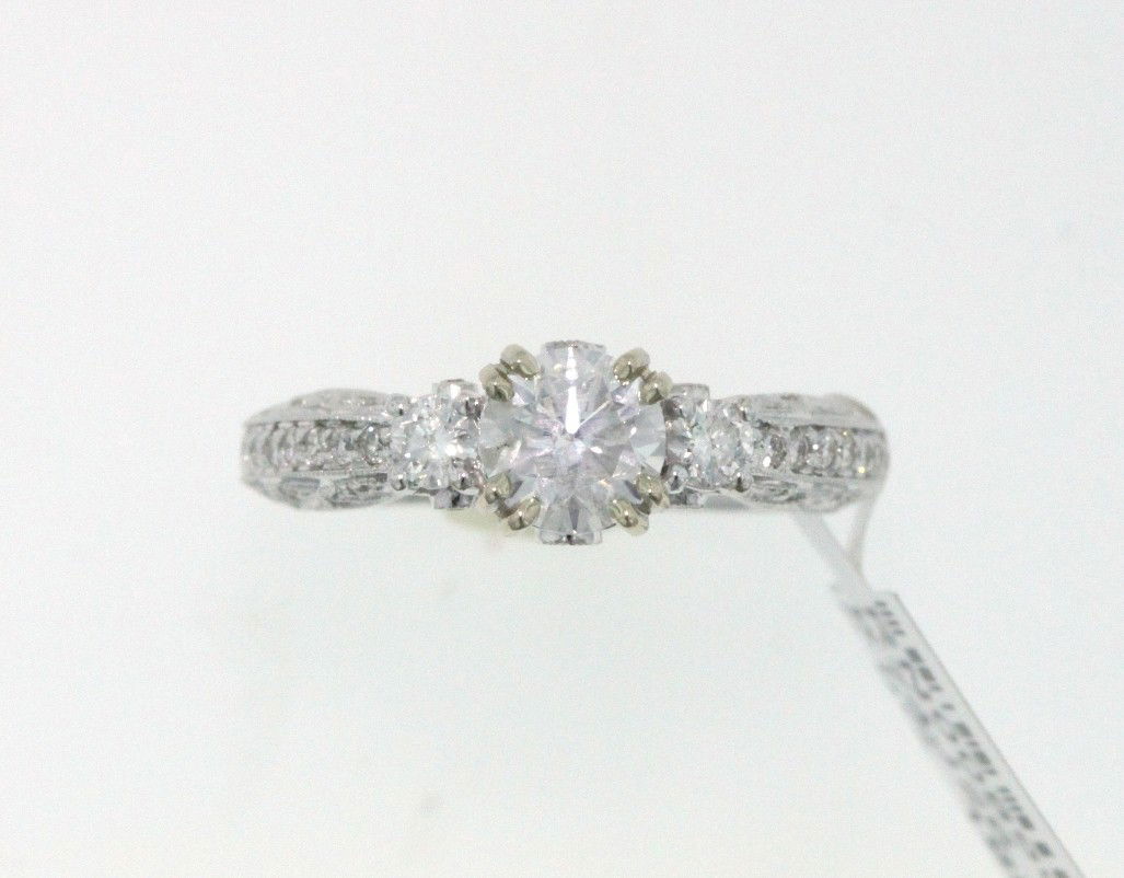 18KT White Gold 1.42ct Diamond Wedding Ring RM483: "18KT White Gold 1.42ct Diamond Wedding Ring RM483. New Condition! BB1542YB. One electronically tested 18KT white god ladies cast diamond unity ring with a bright finish. Condition is new, good workma