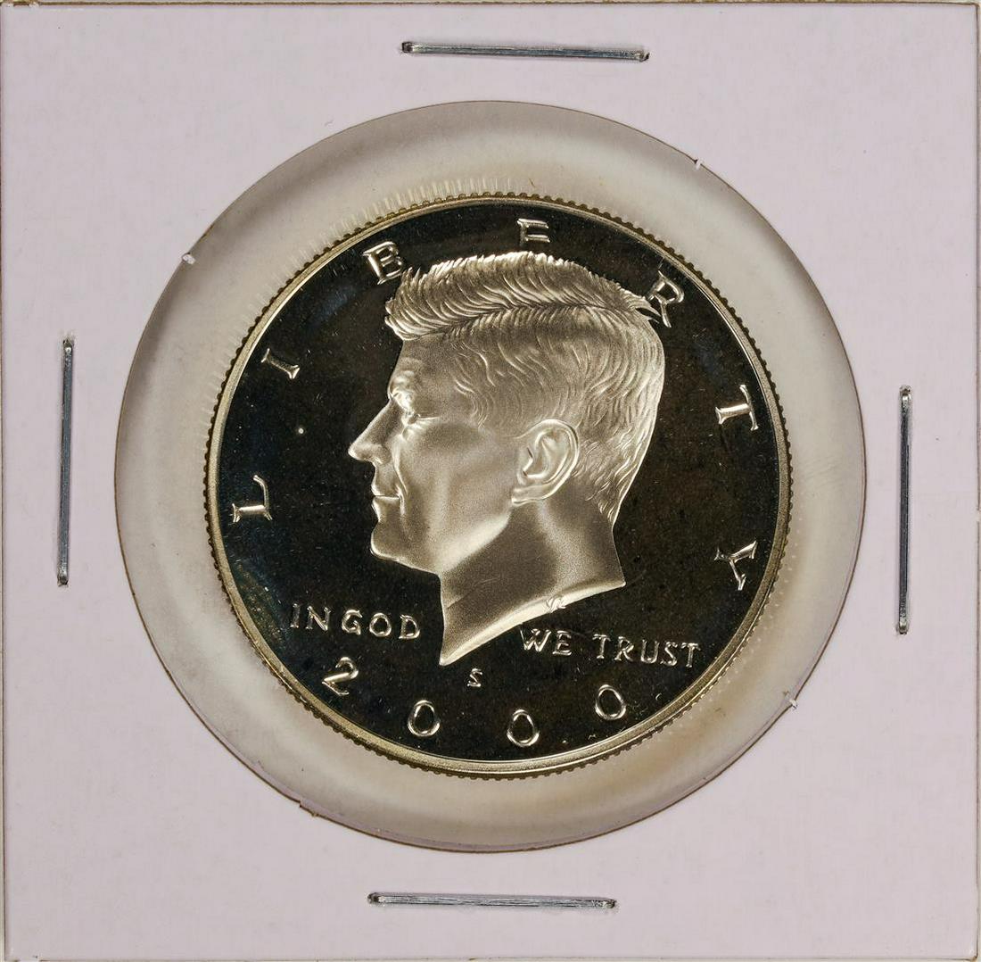 2000-S Kennedy Half Dollar Coin: One 2000-S Kennedy Half Dollar Coin.