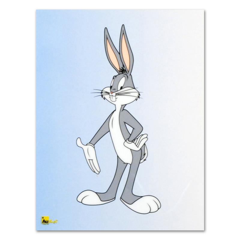 Bugs Bunny by Looney Tunes: Familiar characters, vibrant colors, and careful details make this sericel one for both serious collectors and casual fans. "Bugs Bunny" is a limited edition sericel by Looney Tunes depicting the cart