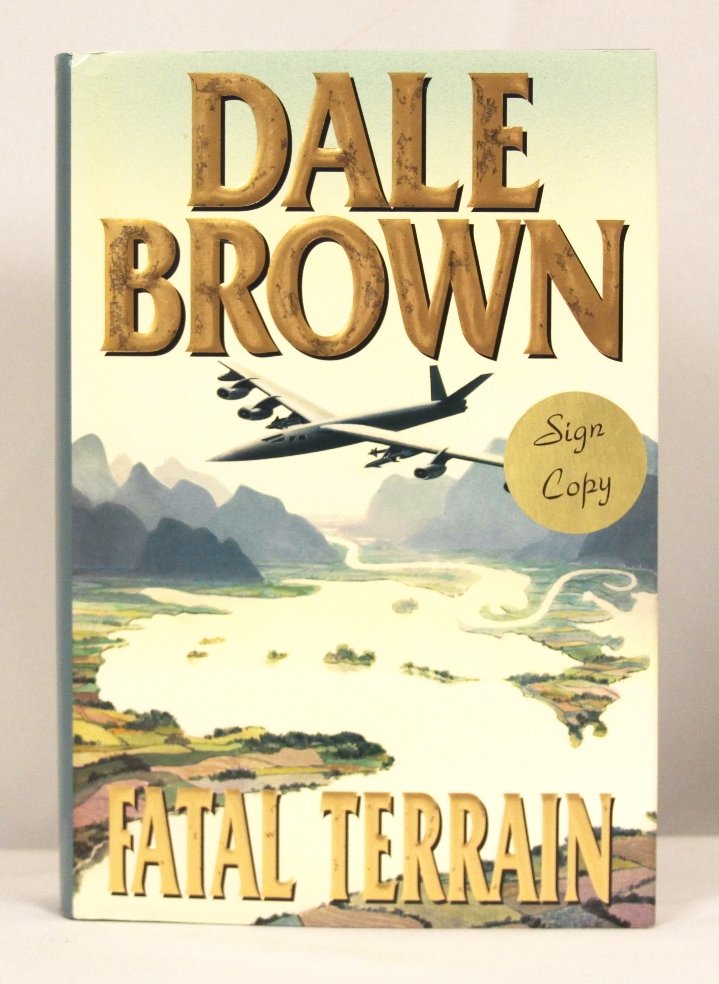 Autographed Copy of "Fatal Terrain" BK184: "Autographed Copy of "Fatal Terrain" BK184. As-Is Condition! IF62LV. This copy of "Fatal Terrain" is autographed by the author, Dale Brown. Thank you for viewing this lot! We are always adding new inv