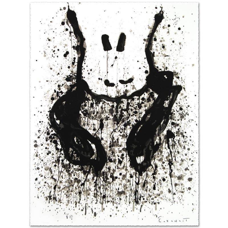 Watchdog 6 O'Clock by Everhart, Tom: "Watchdog 6 O'Clock" is a limited edition hand pulled original lithograph on museum quality deckle-edge paper, numbered and hand signed by Tom Everhart. This is one of the final Everhart editions to b