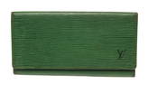 Louis Vuitton Green Epi Leather Long Wallet