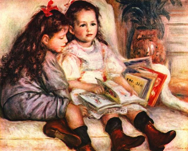 Renoir - Portrait Of Jean And Genevieve Caillebotte: Artist: Pierre-Auguste Renoir 1841-1919 - Title: Portrait Of Jean And Genevieve Caillebotte - Medium: Fine Art Reproduction Giclee on Canvas - Image Size: Approximately 16 inches x 20 inches - Unframe