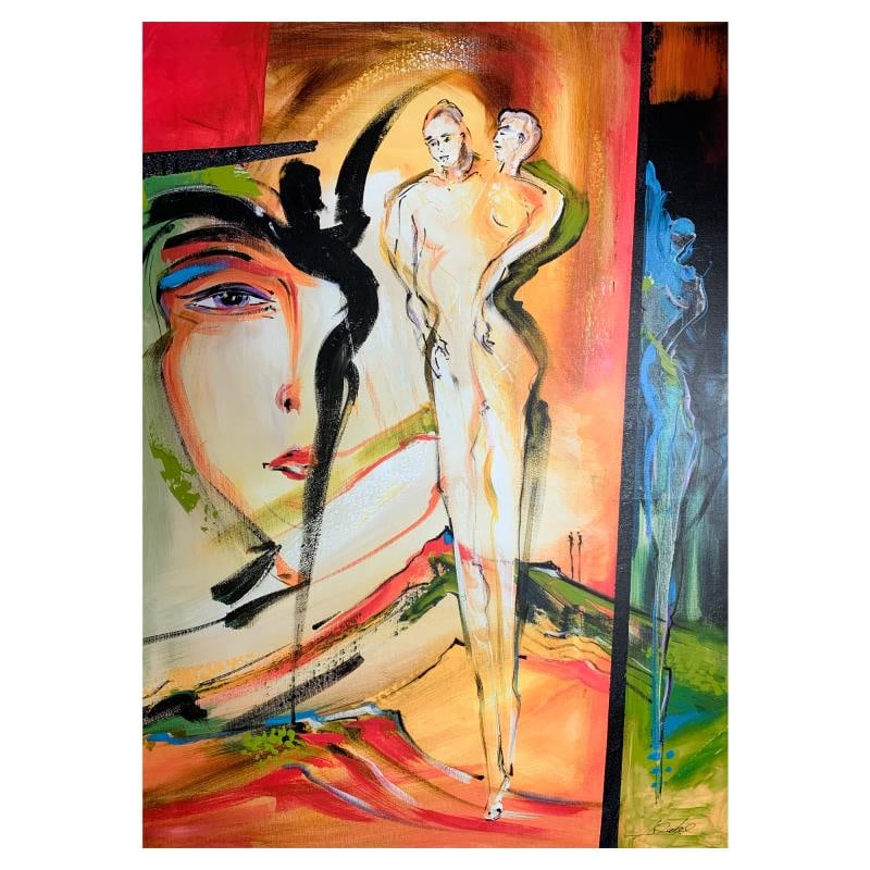 Strange Sense of We by Gockel, Alfred Alexander: "Strange Sense of We" is a limited edition giclee on canvas by Alfred Gockel. The piece is hand signed and numbered and comes with a letter of authenticity. Measures approximately 38.5" x 27".