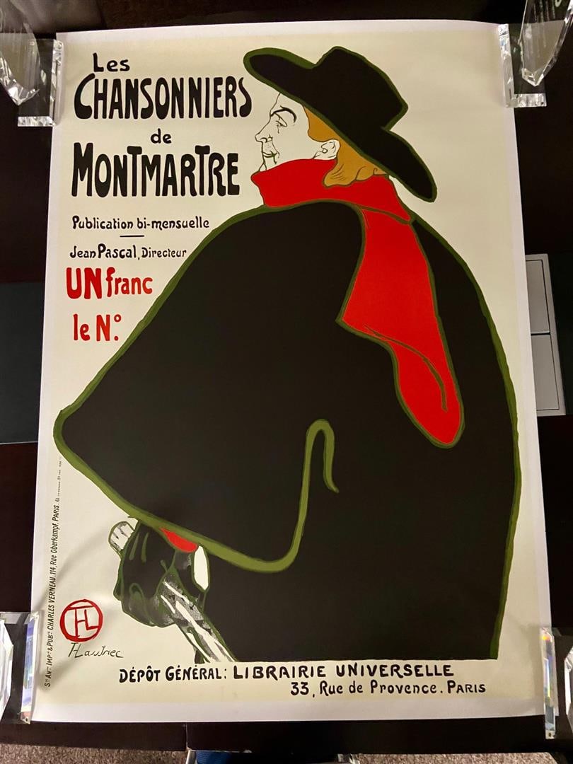 T. Lautrec's Les Chansonniers De Montmarte: One T. Lautrec's Les Chansonniers De Montmarte.