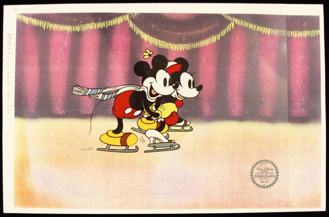 Walt Disney "On Ice" Ltd Ed Serigraph Cel DisneySeri200: Walt Disney On Ice" Ltd Ed Serigraph Cel DisneySeri200. Excellent Condition! WS82HY. One original limited edition fine art serigraph cel from Walt Disney's "On Ice". Comes with a certificate of authen