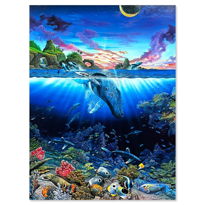 Poster by Nelson, Robert Lyn: This is a hand signed poster by Robert Lyn Nelson. Measures approx. 18" x 24" (image). There may be very minor wear on the paper but the piece is in overall good condition.