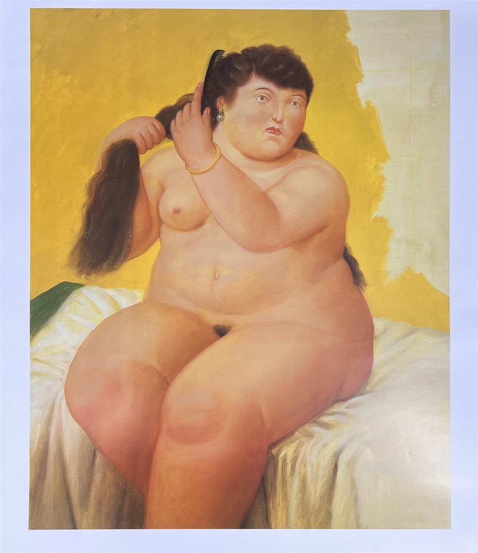 Nude (P) by Botero, Fernando: Nude (P) by Botero, Fernando. Open Unsigned Offset Lithograph. Dimensions: 23 x 19. Very Good Condition.