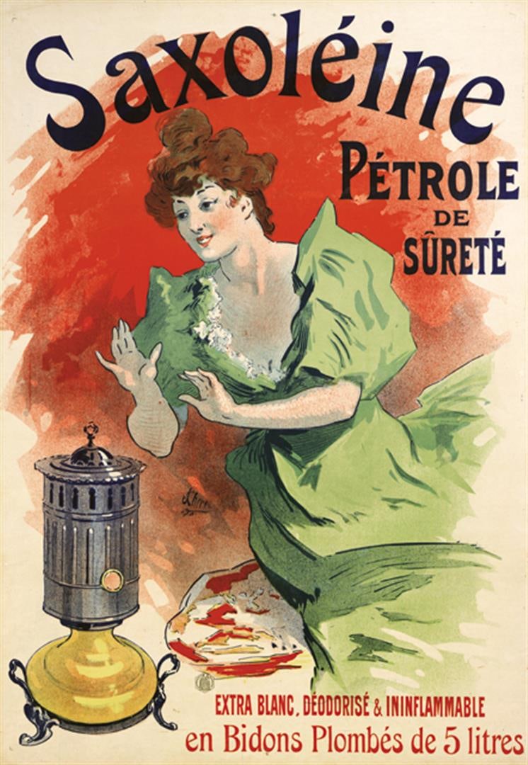 Jules Cheret - Saxoleine: Artist: Jules Cheret Title: Saxoleine Medium: Fine Art Reproduction Giclee on Canvas Image Size: Approximately 29 inches x 20 inches Unframed on Unstretched Canvas Jules Cheret, (born May 31, 1836, Pa