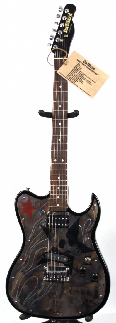 Danny West Distressed Telecaster DGUI61: Danny West Distressed Telecaster DGUI61. Great Condition! IH652FG. A very cool US made custom welded metal front telecaster. A similar, more modern Zemaitis type design with a Trusart flair, this axe 