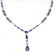 14KT White Gold 13.23ct Tanzanite & Diamond Necklace FJ - 2