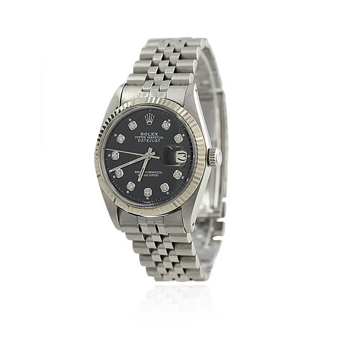 Gents Rolex Stainless Steel DateJust Wristwatch A4167: Gents Rolex Stainless Steel DateJust Wristwatch A4167. Good Condition! XM1061RT. One gents, hand crafted & machine milled Rolex stainless steel DateJust wristwatch electronically tested, case: 35mm oy