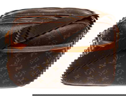 Louis Vuitton Brown Monogram Canvas Reporter PM Crossbody Bag: Louis Vuitton Brown Monogram Canvas Reporter PM Crossbody Bag. All available information is listed in the description and shown in the photos. Louis Vuitton Brown Monogram Canvas Reporter PM Crossbody