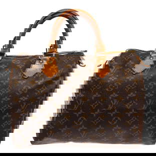 Louis Vuitton Brown Monogram Canvas Leather Speedy 30 Satchel Bag: Louis Vuitton Brown Monogram Canvas Leather Speedy 30 Satchel Bag. All available information is listed in the description and shown in the photos. Louis Vuitton Brown Monogram Canvas Leather Speedy 30