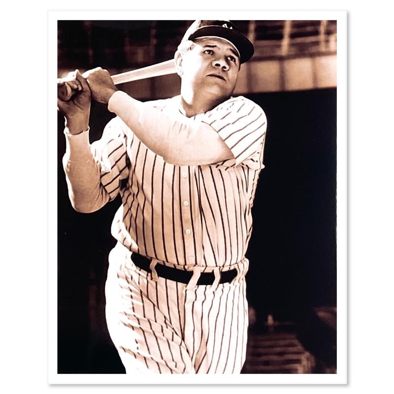 Babe by Ruth, Babe: "Babe" is a photograph on paper of iconic baseball player, babe ruth. Measures approx. 12" x 15" (image).
