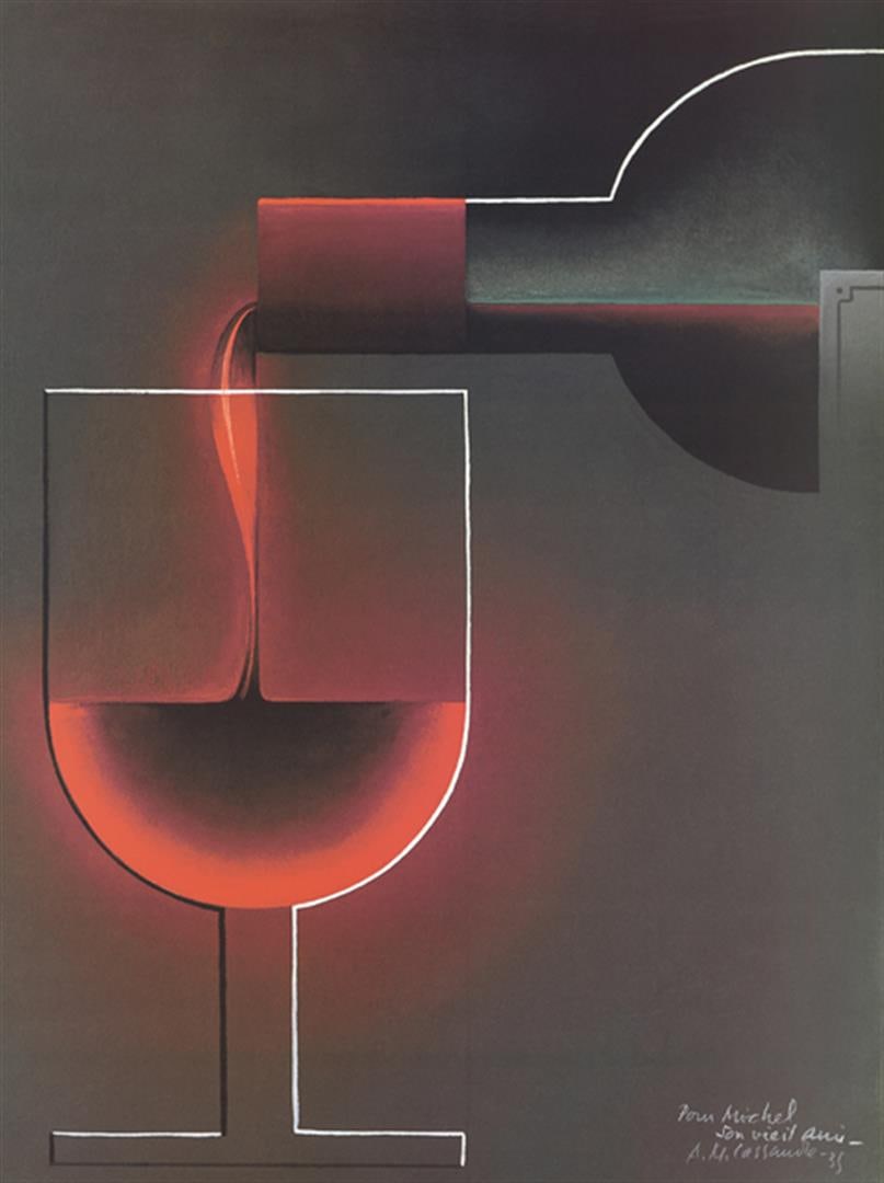 Anonymous - Red Wine: Artist: Anonymous Title: Red Wine Medium: Fine Art Reproduction Giclee on Canvas Image Size: Approximately 32 inches x 24 inches Unframed on Unstretched Canvas