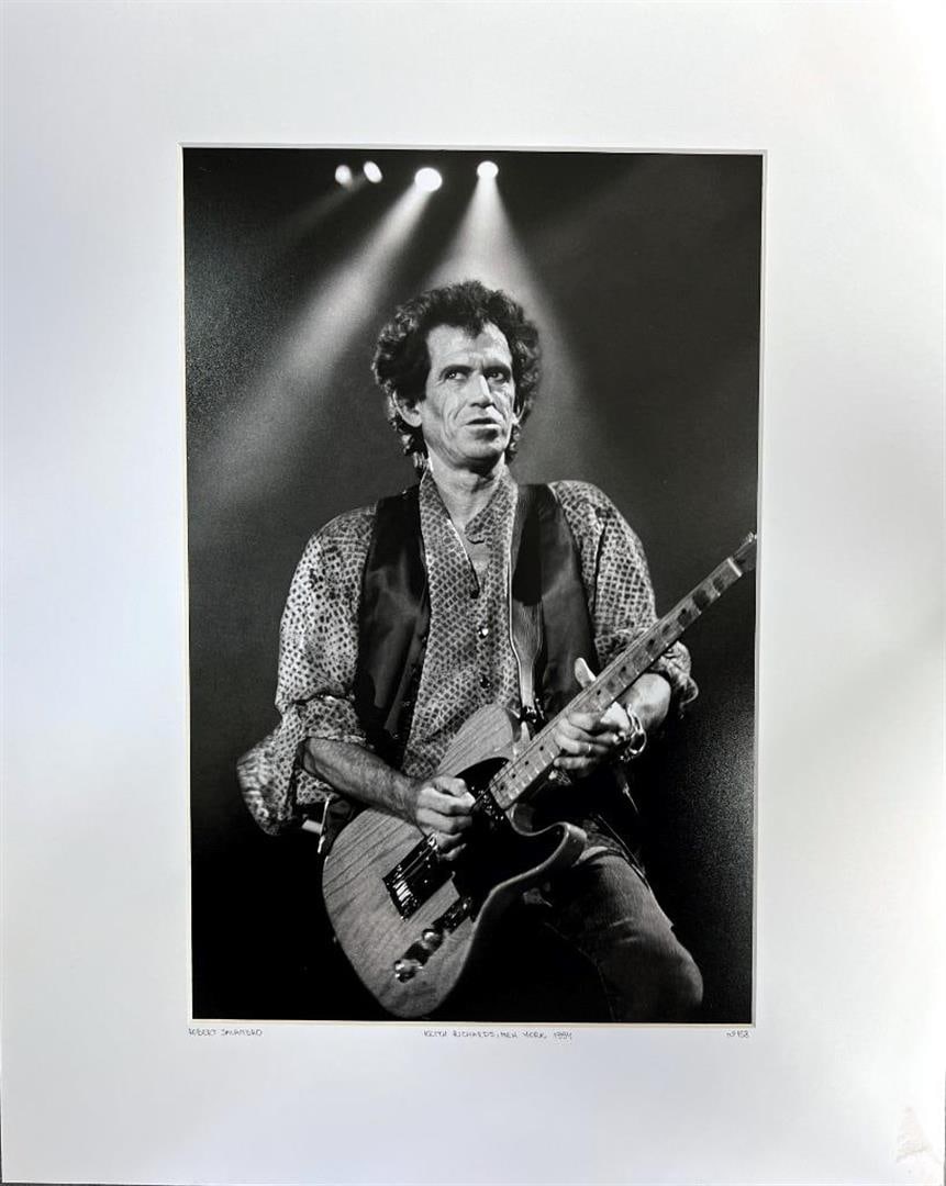 Robert Salandro Keith Richards New York Famous Music: Robert Salandro Keith Richards New York YellowKorner Certified Photograph. Certificate of Authenticity from YellowKorner affixed to the back. Matted Dimensions 16"x20". Protected with Clear Mylar Slee