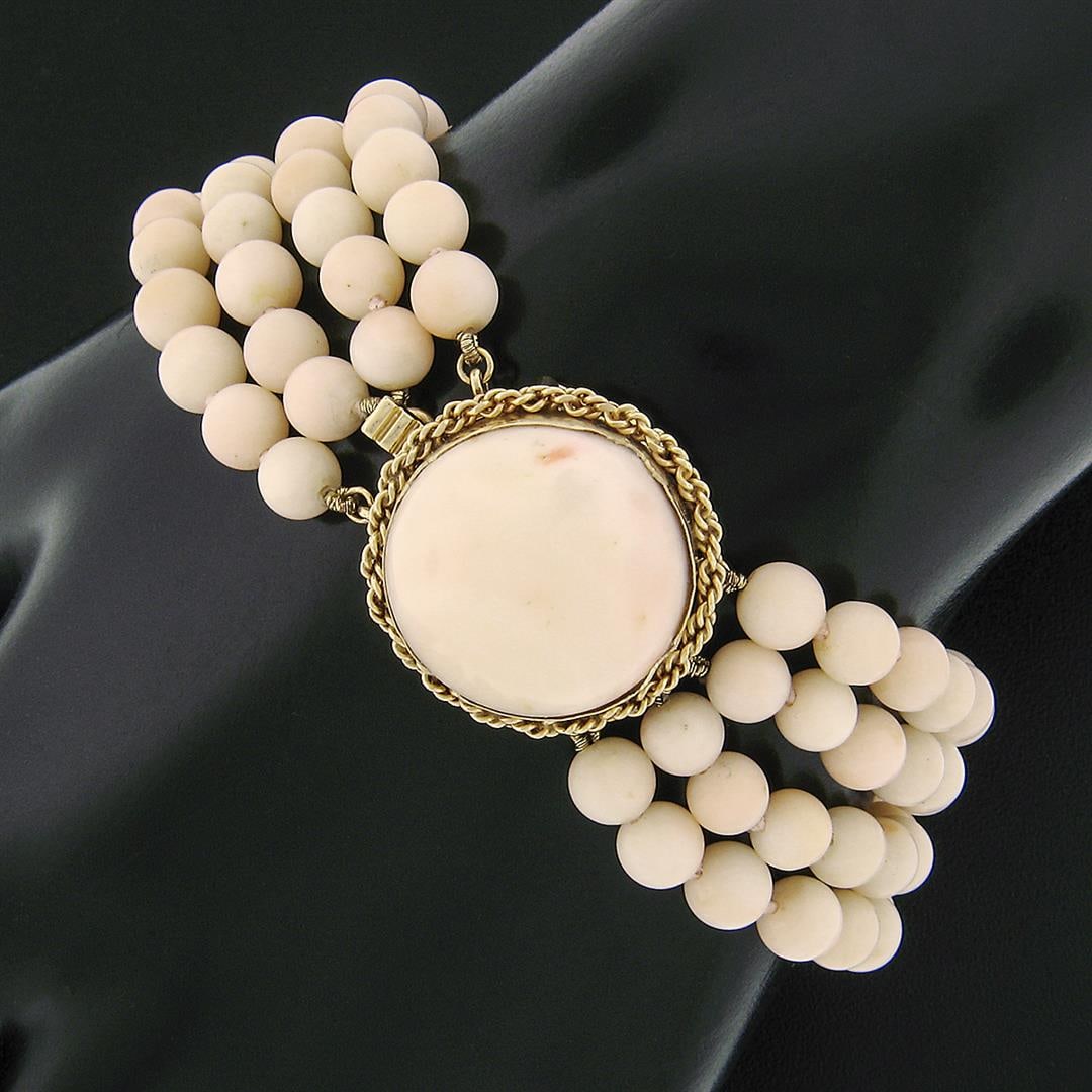Angel skin coral bracelet outlet
