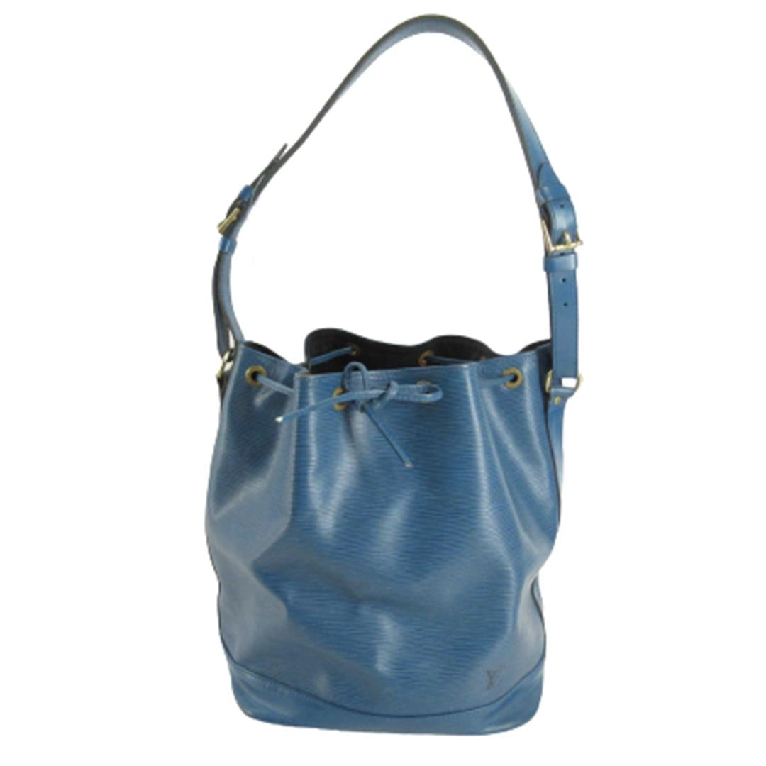 Louis Vuitton Blue Epi Leather Noe Bucket Bag: One Louis Vuitton Blue Epi Leather Noe Bucket Bag. Item is sold AS-IS. All available information is listed in the description and shown in the photo. Blue Epi leather Louis Vuitton Noe bucket bag with