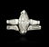 Platinum 1.08ct EGL USA SI3/H Marquise Cut Diamond Ring