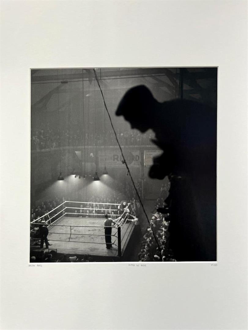Gaston Paris France Match De Boxe Boxing Match Sports: Gaston Paris France Match De Boxe Boxing Match YellowKorner Certified Photograph. Certificate of Authenticity from YellowKorner affixed to the back. Matted Dimensions 16"x20". Protected with Clear Myl