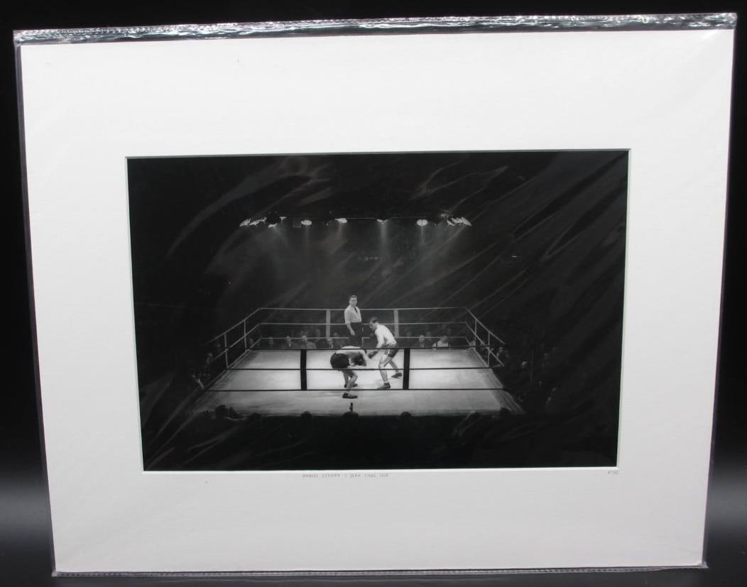 Presse Sports Marcel Cerdan Jean Zides 1938 Boxing Sports: Marcel Cerdan/Jean Zides, 1938 Certified Photograph, Presse Sports/L'Equipe YellowKorner Certified Photograph. Certificate of Authenticity from YellowKorner affixed to the back. Matted Dimensions 16"x