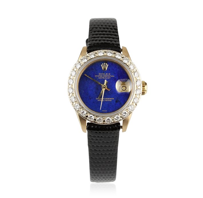 Ladies Rolex DateJust 18KT Yellow Gold Wristwatch GB674: Ladies Rolex DateJust 18KT Yellow Gold Wristwatch GB674. Good Condition! XP1082TR. One ladies, hand crafted & machine milled Rolex DateJust model wristwatch The Lady President electronically tested 18