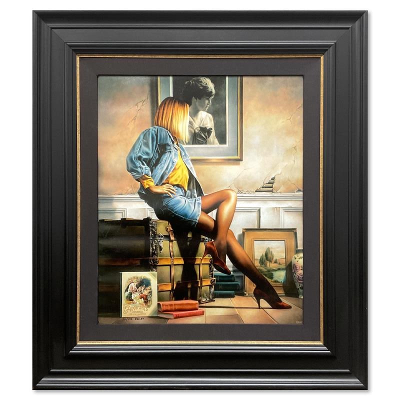 Once Upon a Time by Kelley, Paul: "Once Upon a Time" is a limited edition giclee on canvas by Paul Kelley, numbered 50/195 and hand signed by the artist. This piece comes framed. Includes Letter of Authenticity. Measures approx. 35" x