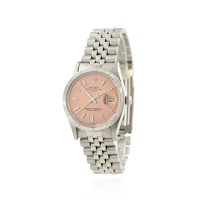 Gents Rolex Stainless Steel Date Model Wristwatch GB310: Gents Rolex Stainless Steel Date Model Wristwatch GB310. Good Condition! SS4032RX. One gents, hand crafted & machine milled Rolex Date Model wristwatch electronically tested stainless steel, Case: 34m