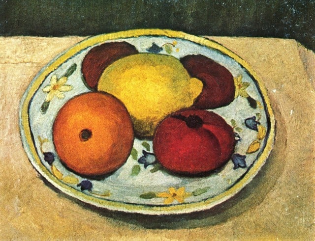 Paula Modersohn-Becker - Still Life: Artist: Paula Modersohn-Becker - Title: Still Life - Medium: Fine Art Reproduction Giclee on Canvas - Image Size: Approximately 15.25 inches x 20 inches - Unframed on Unstretched Canvas - Biography: P