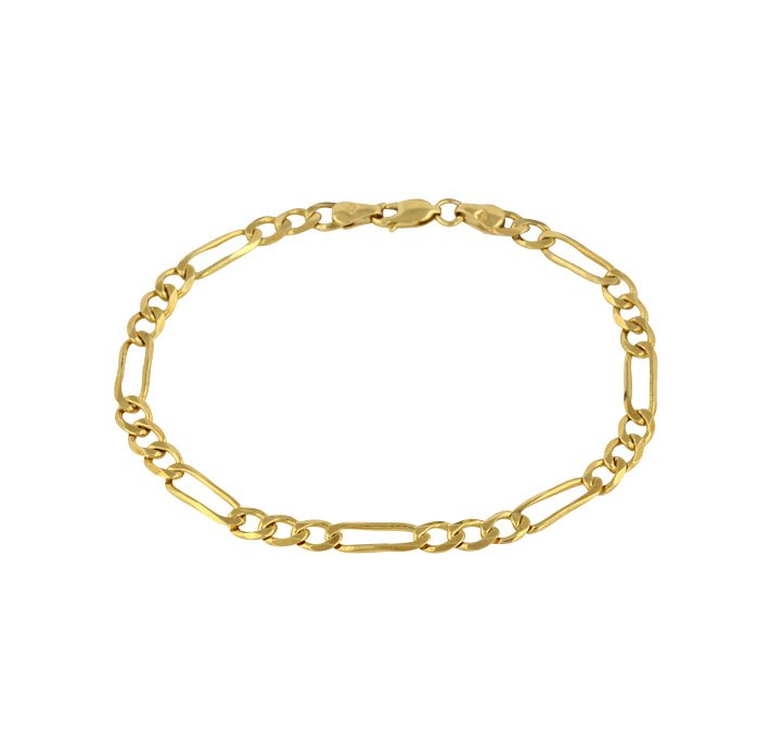 14KT Yellow Gold Chain Bracelet GB985: 14KT Yellow Gold Chain Bracelet GB985. Good Condition! QP972ZD. One bracelet featuring: 6.7 grams of 14KT Yellow gold. Thank you for viewing this lot! We are always adding new inventory and new auctio