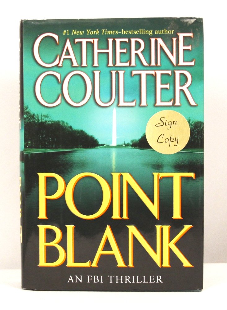 Autographed Copy of "Point Blank" BK192: Autographed Copy of Point Blank" BK192. As-Is Condition! NL62DS. This copy of "Point Blank" is autographed by the author, Catherine Coulter. Thank you for viewing this lot! We are always adding new in
