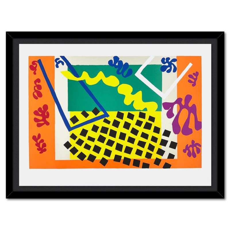 Les Codomas by Henri Matisse (1869-1954): "Les Codomas" is a limited edition lithograph by Henri Matisse (1869-1954). This piece comes from an edition of 200 authorized by the Matisse Estate; the edition number is not on the piece itself but 